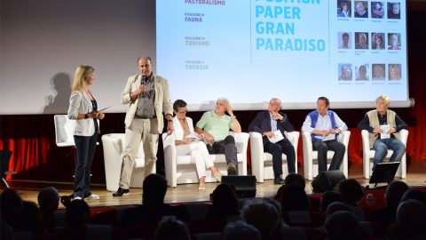 GPFF2018 cerimonia apertura position paper Elso Gerandin Luisa Vuillermoz Patrizia Morelli Italo Cerise Franco Allera Gabriele Caccialanza Grivola Cogne