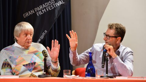 GPFF2018 Flavio Caroli Fabio Fazio l'arte italiana in quindici weekend e mezzo de rerum natura Cogne