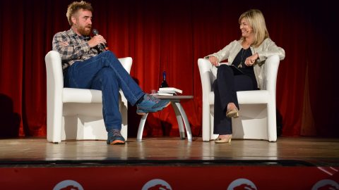 GPFF2018 Premiazione Paolo Cognetti Luisa Vuillermoz Cogne