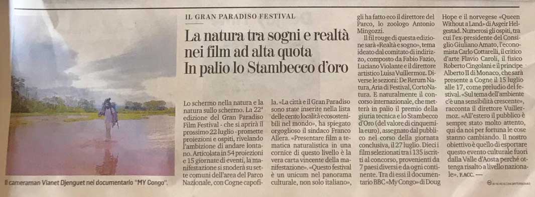 La natura tra sogni e realtà nei film ad alta quota. In palio lo Stambecco d'oro