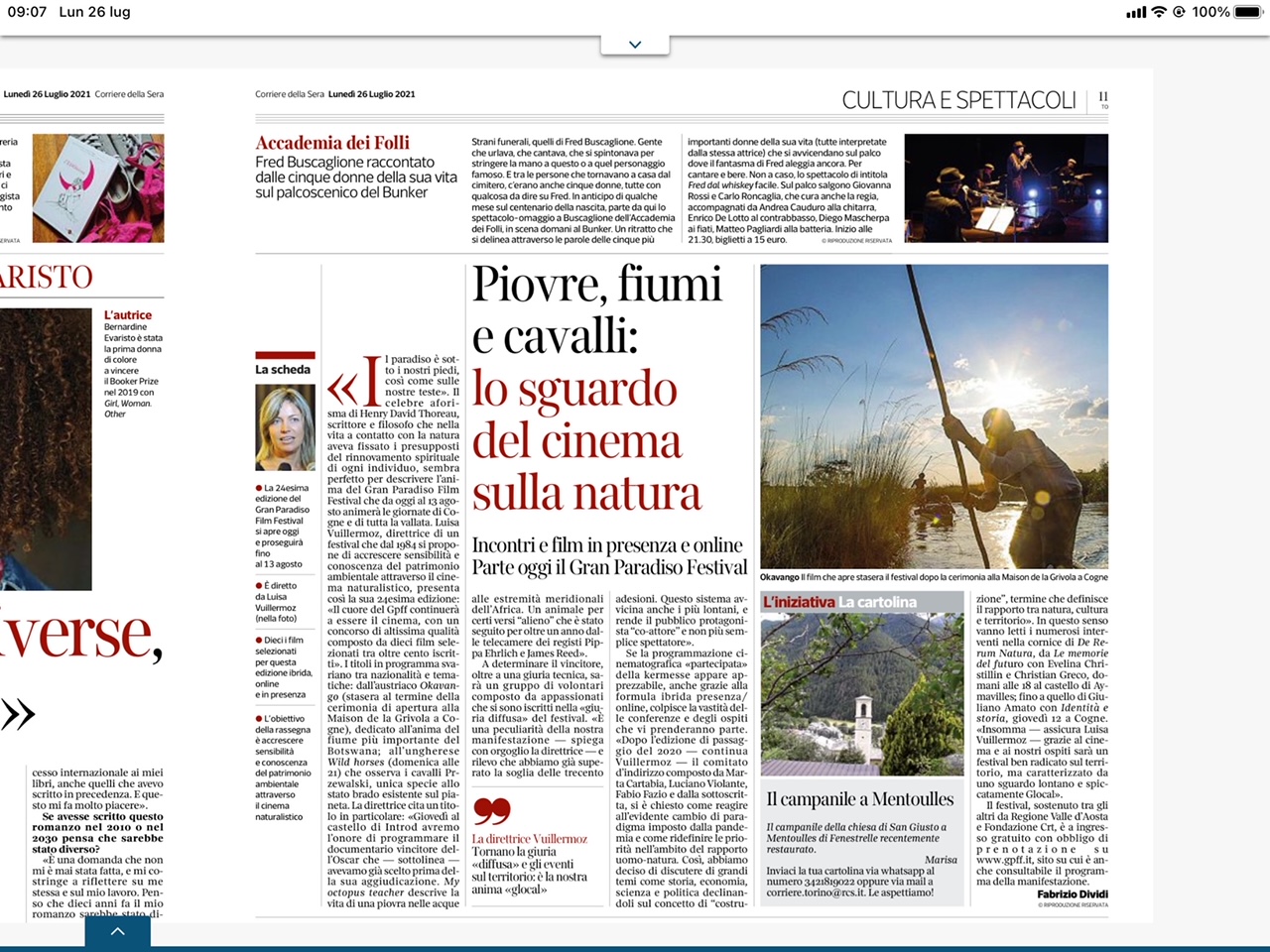 Lo sguardo del cinema sulla natura